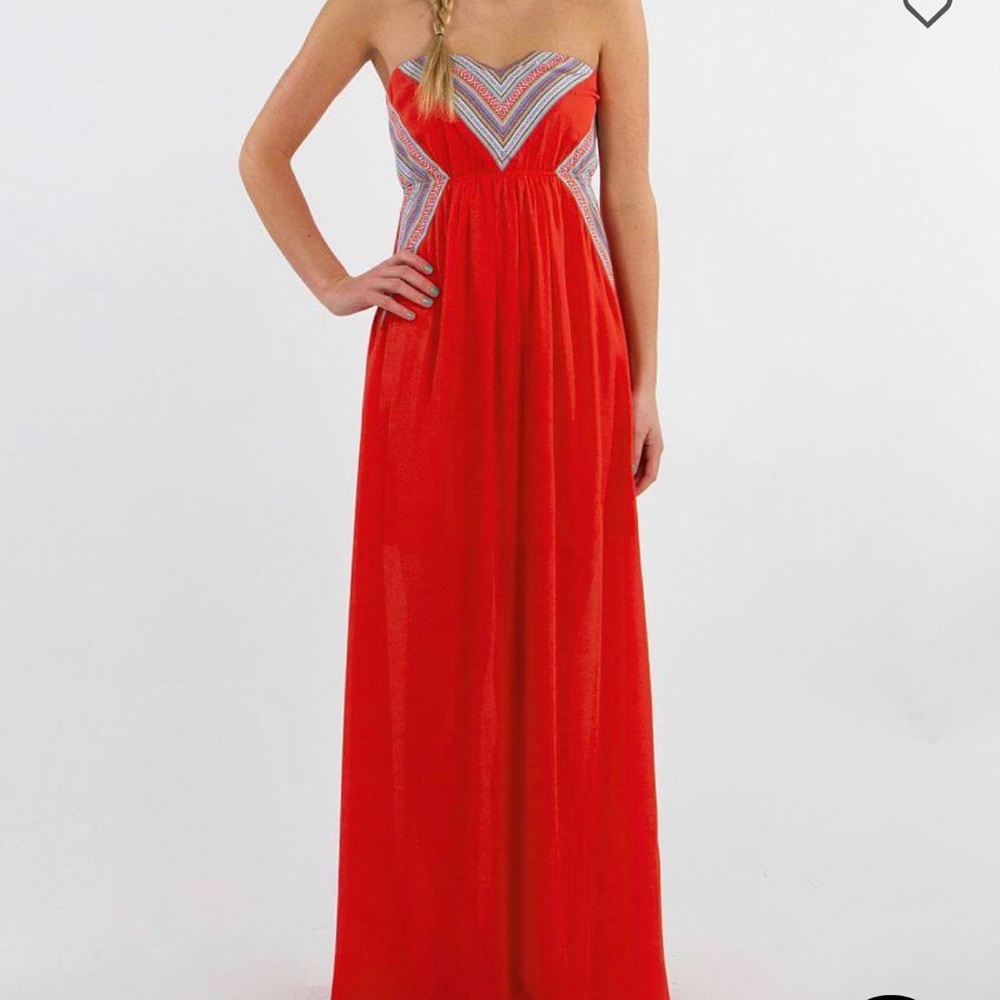 West 36  Red Maxi dress